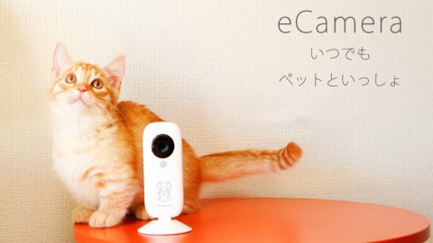 ホームセキュリティIoTカメラ「eCamera」